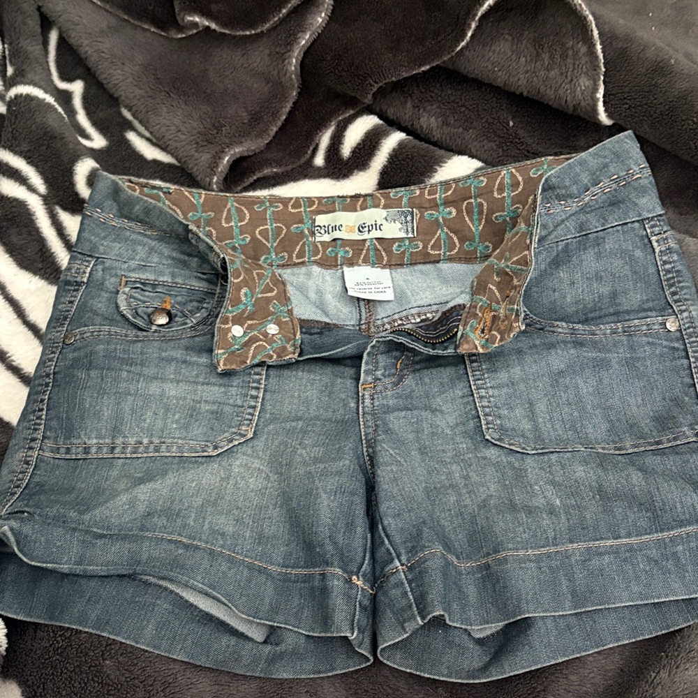 Blue Epic Women's Casual Denim Shorts